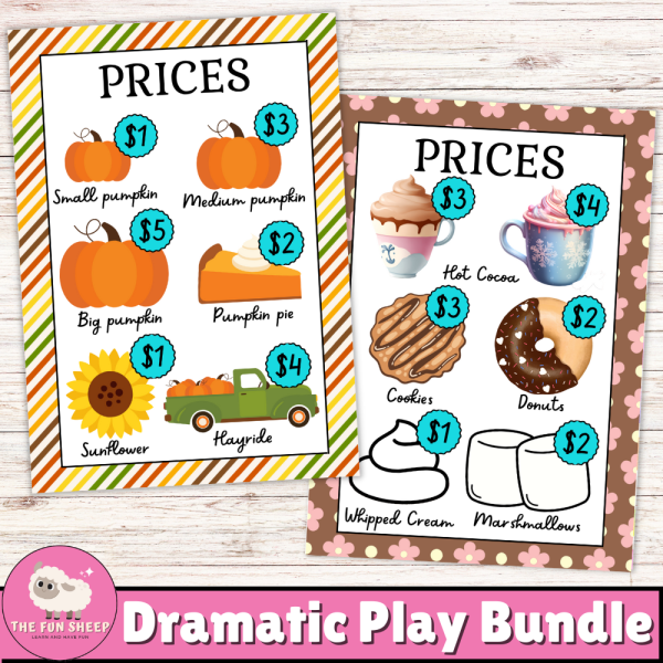 Dramatic Play Bundle | Pretend Play Printables for Preschool PreK and ...