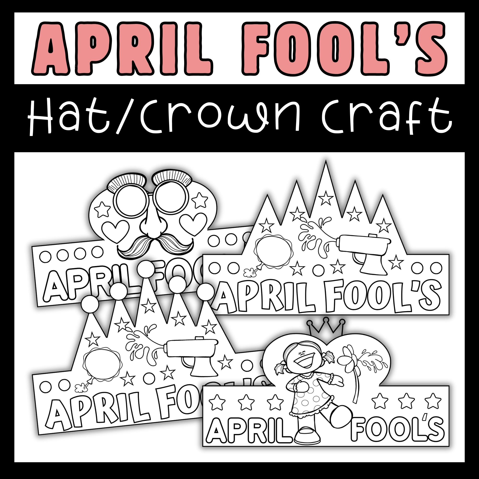 April Fool's Day Hat & Crown Crafts | Spring April Fool's Day Headband Crafts
