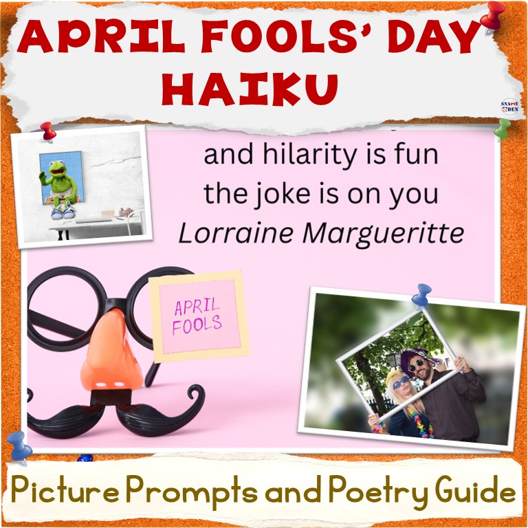 April Fools' Day Haiku Poetry Lesson - Funny Poem Writing Activity Templates