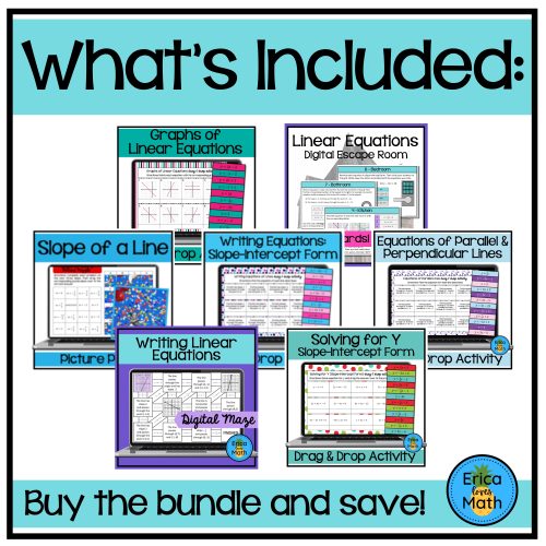 Linear Functions Digital Activity Bundle | Made By Teachers