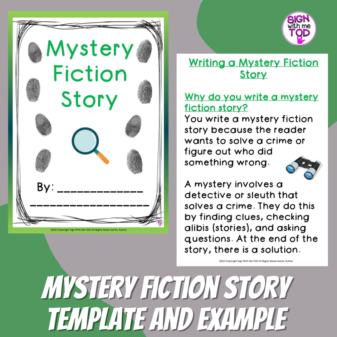Mystery Fiction Story Template