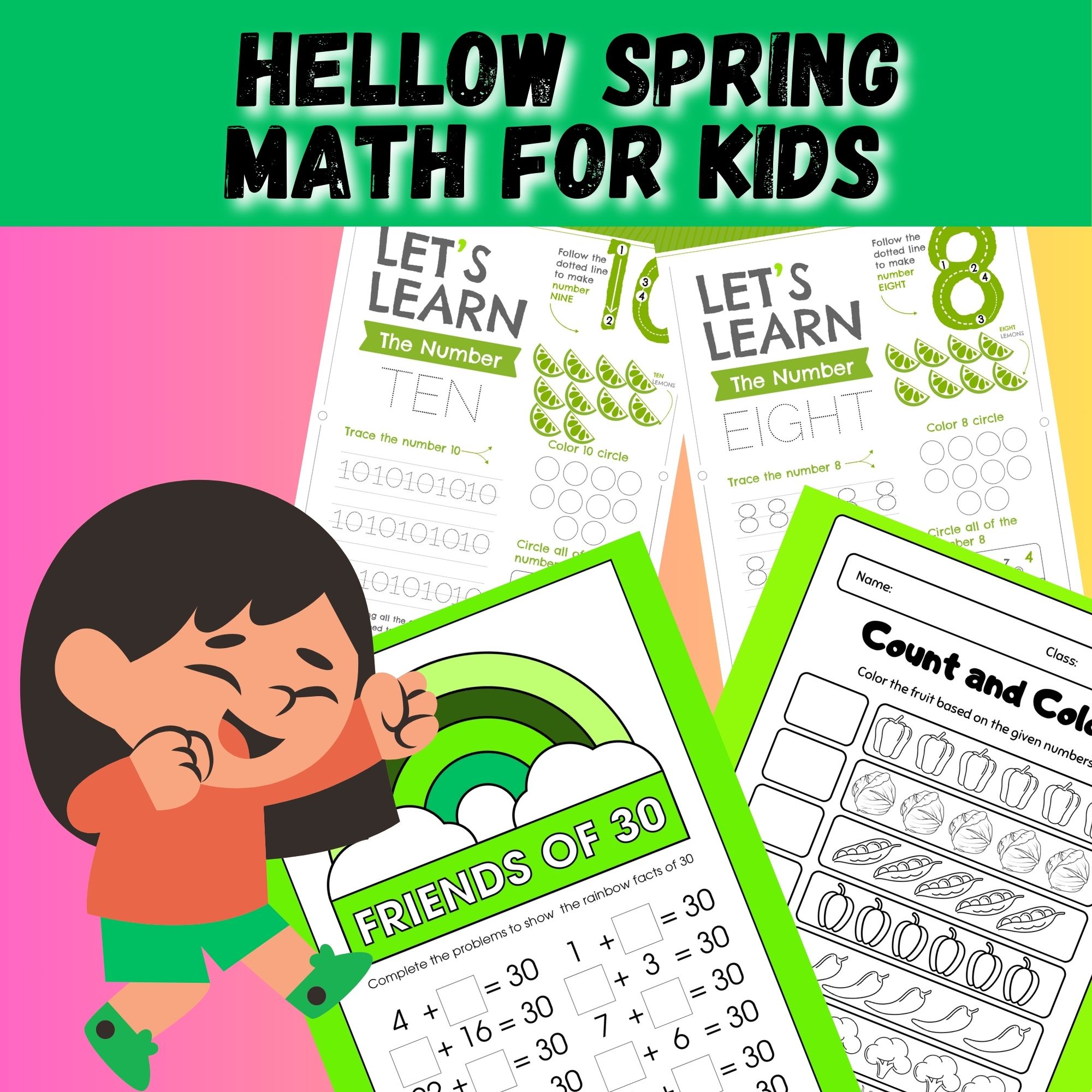 Hi In Math FREE math operations for children in the 3th, 4th and 5th grades - Made ...
