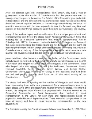 Founding Documents Copywork: U.S. Constitution - Cursive | Made By Teachers