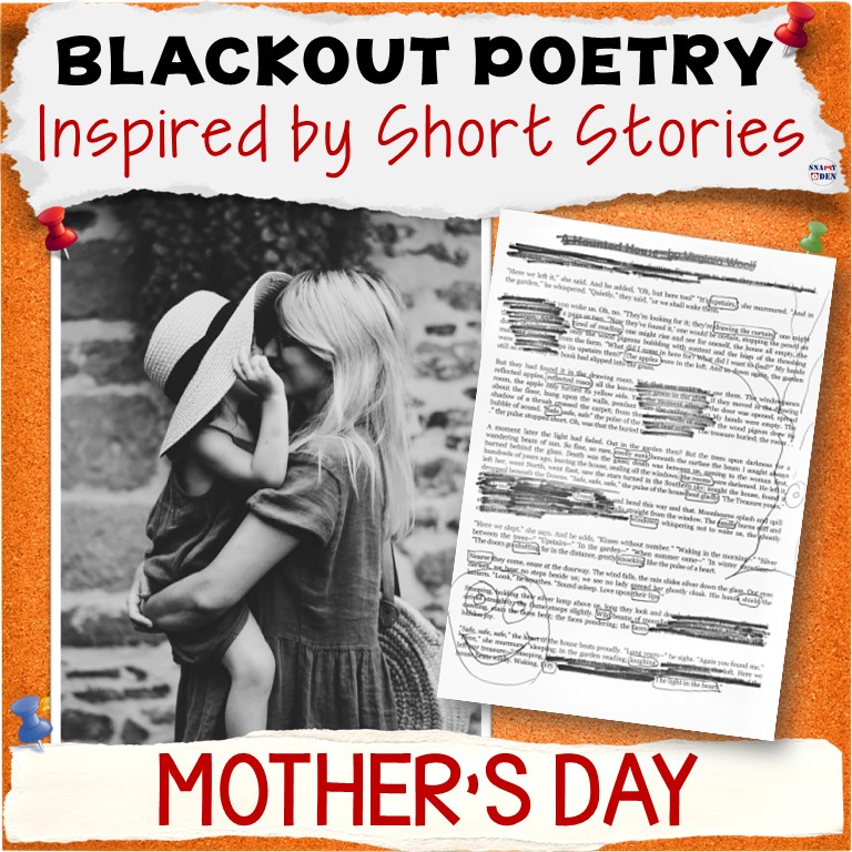 Mother's Day Blackout Poetry Inspired By Short Stories - Poem Templates
