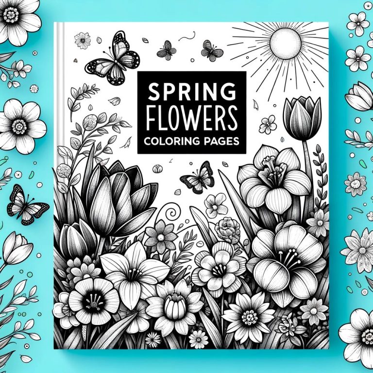 Spring Flowers Colorig Spring Flowers Coloring pages for Kids of All Ages | 14 pages ...