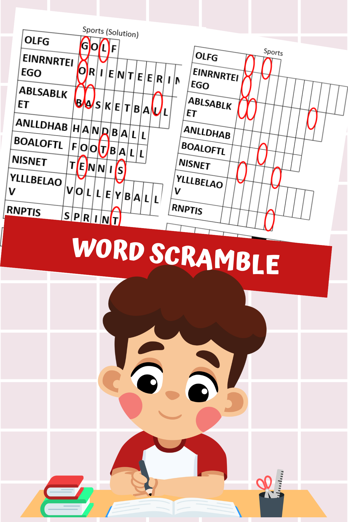 word scramble for all students levels
