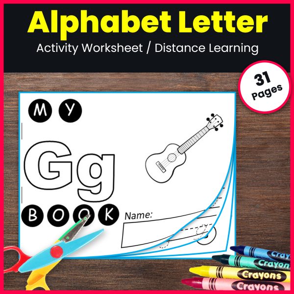 Alphabet Letter Activity Books With Distance Learning Formula | Made By ...