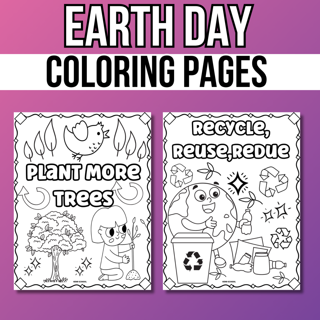 Earth Day Coloring Pages-Coloring Sheets|Earth Day Activities | Made By ...