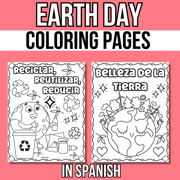 Earth Day Coloring Pages-Coloring Sheets in Spanish |Earth Day ...