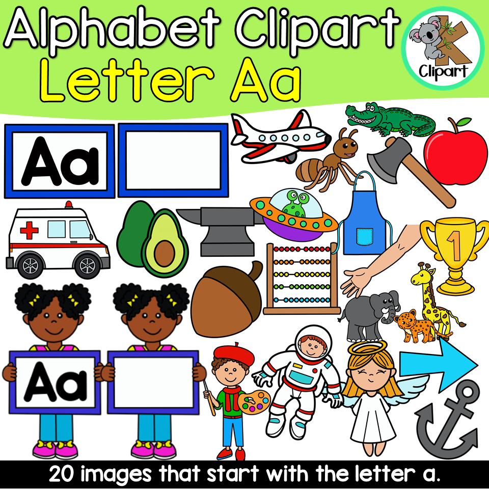 Alphabet Clipart: Letter A
