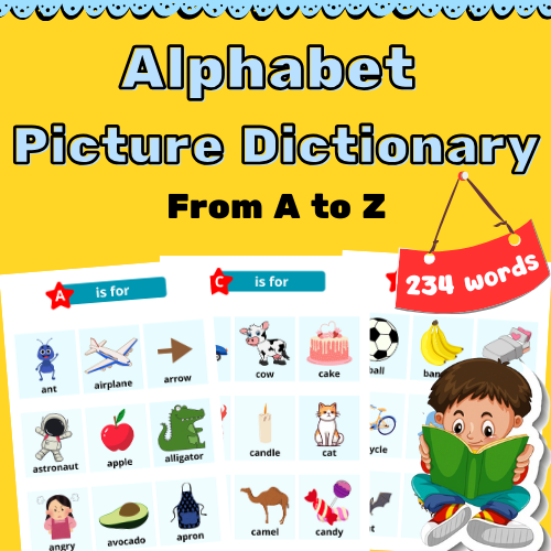 Alphabet Picture Dictionary - ESL Vocabulary for Newcomers