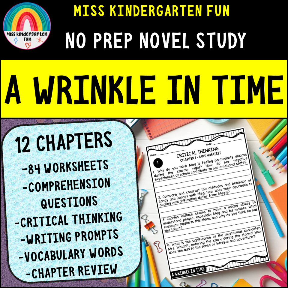 A Wrinkle in Time Novel Study Guide