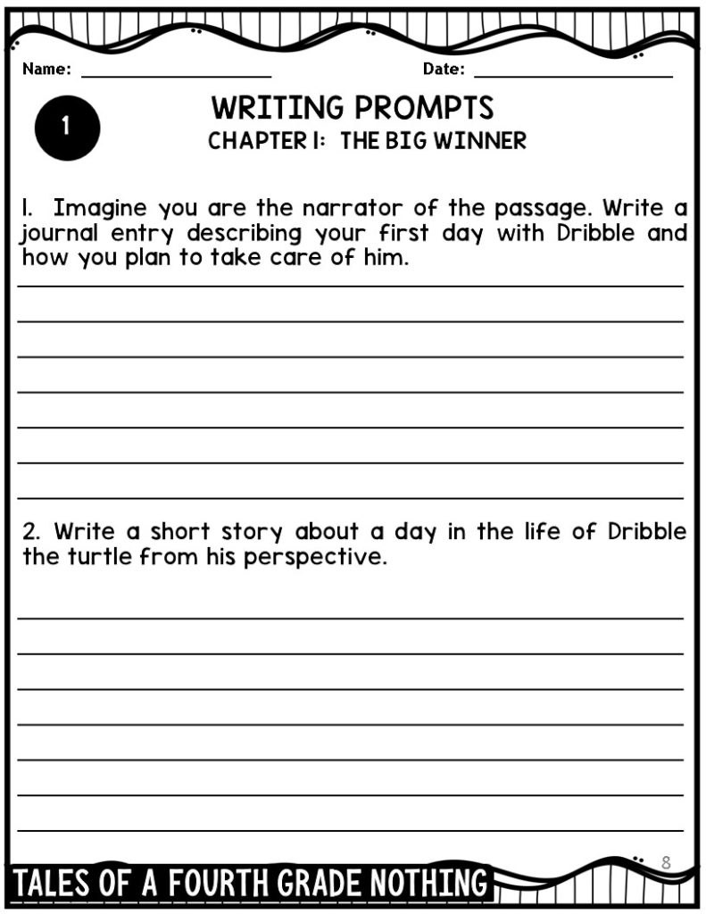 Tales of a Fourth Grade Nothing Novel Study Guide | Made By Teachers