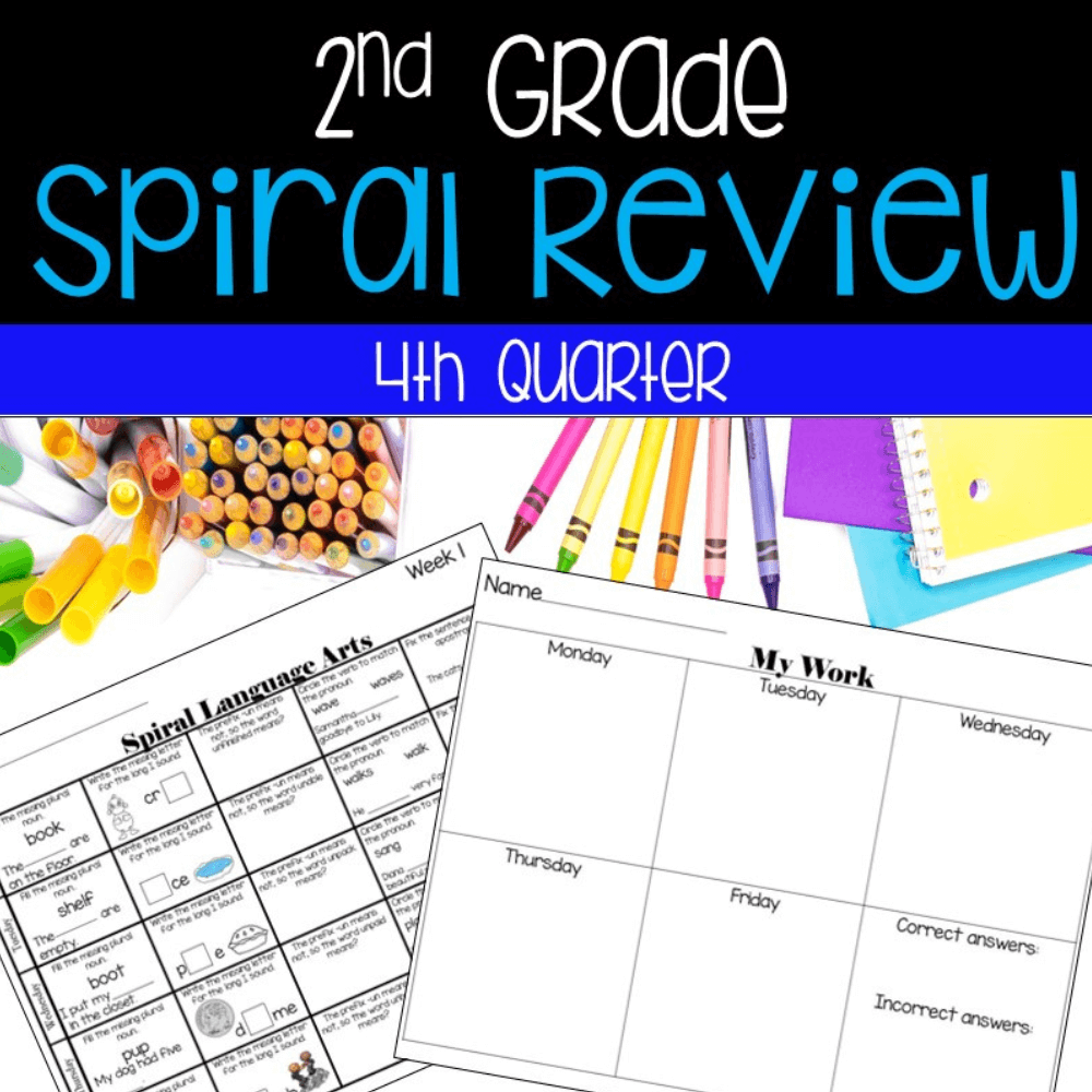 2nd grade Language Arts Daily Review - Morning Work and Bell Ringers
