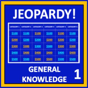 General Knowledge Jeopardy: Set 1