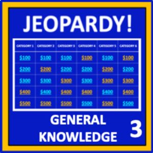 General Knowledge Jeopardy: Set 3