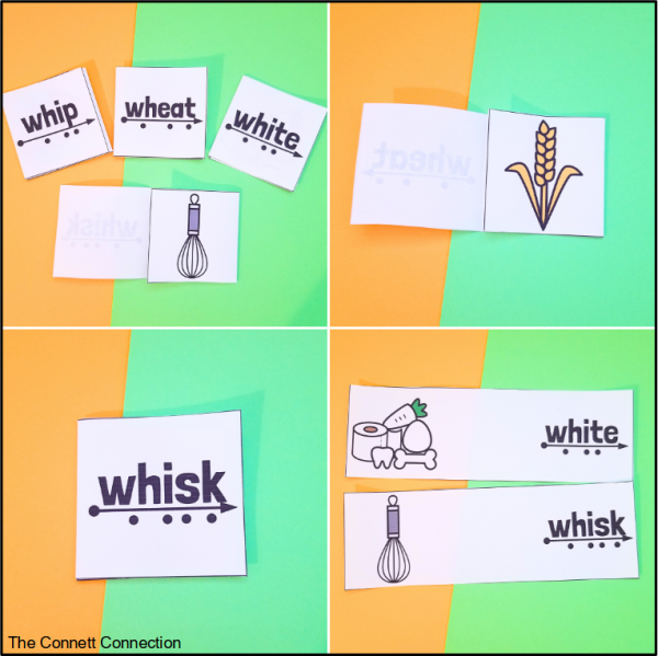Wh Digraph Card Digraph WH Words Read and Reveal Cards for Blending | Made By Teachers