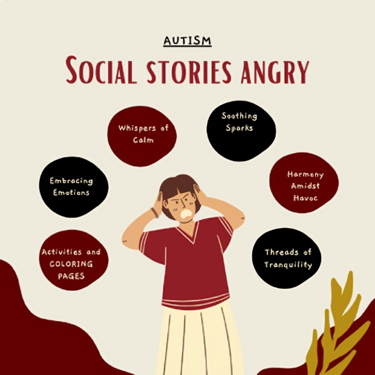 Navigating the Labyrinth of Anger in 5 Social Stories and Coloring Pages