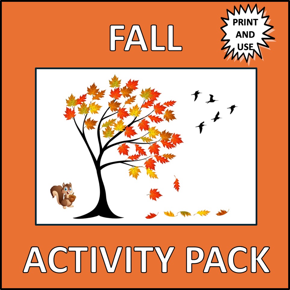 Fall Activity Pack - puzzles and games for early finishers
