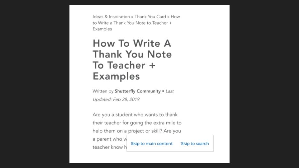 How to Write a Heartfelt Thank You Letter - Handout
