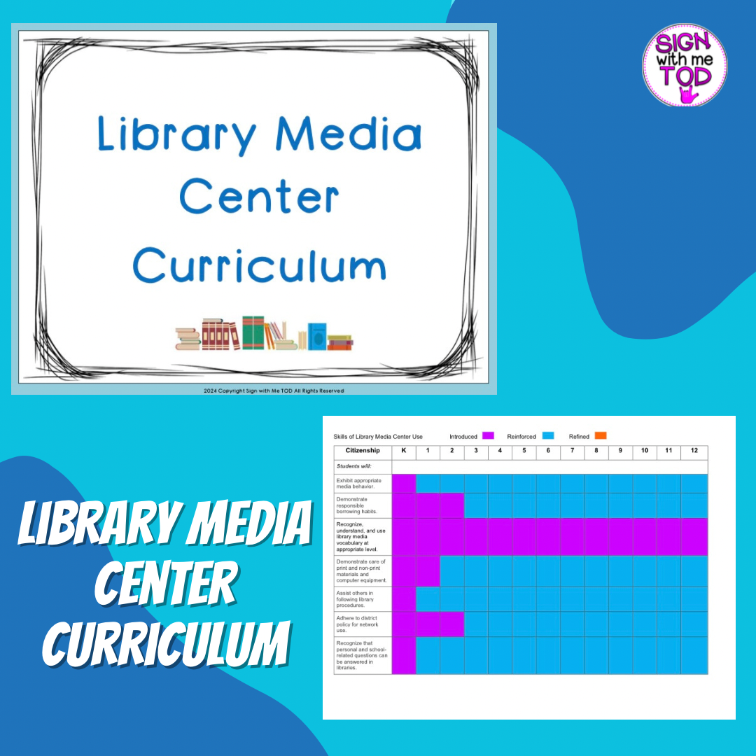 Library Media Center Grade Level Editable Curriculum Guide