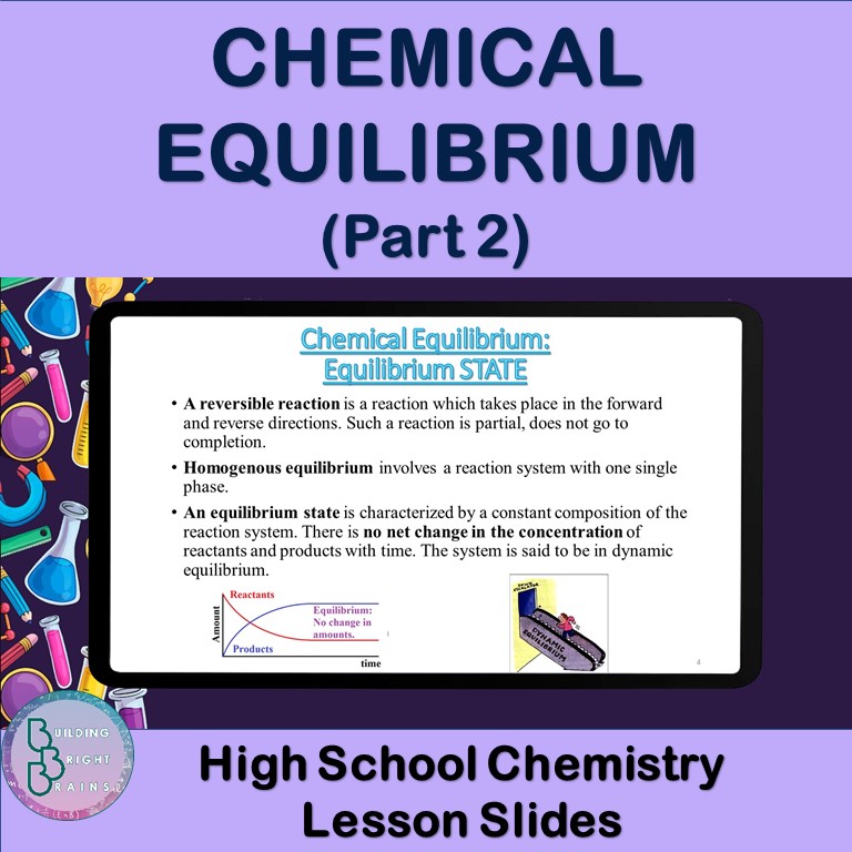 Chemical Equilibrium (Part 2) | PowerPoint Lesson Slides High School Chemistry