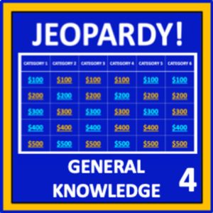 General Knowledge Jeopardy: Set 4