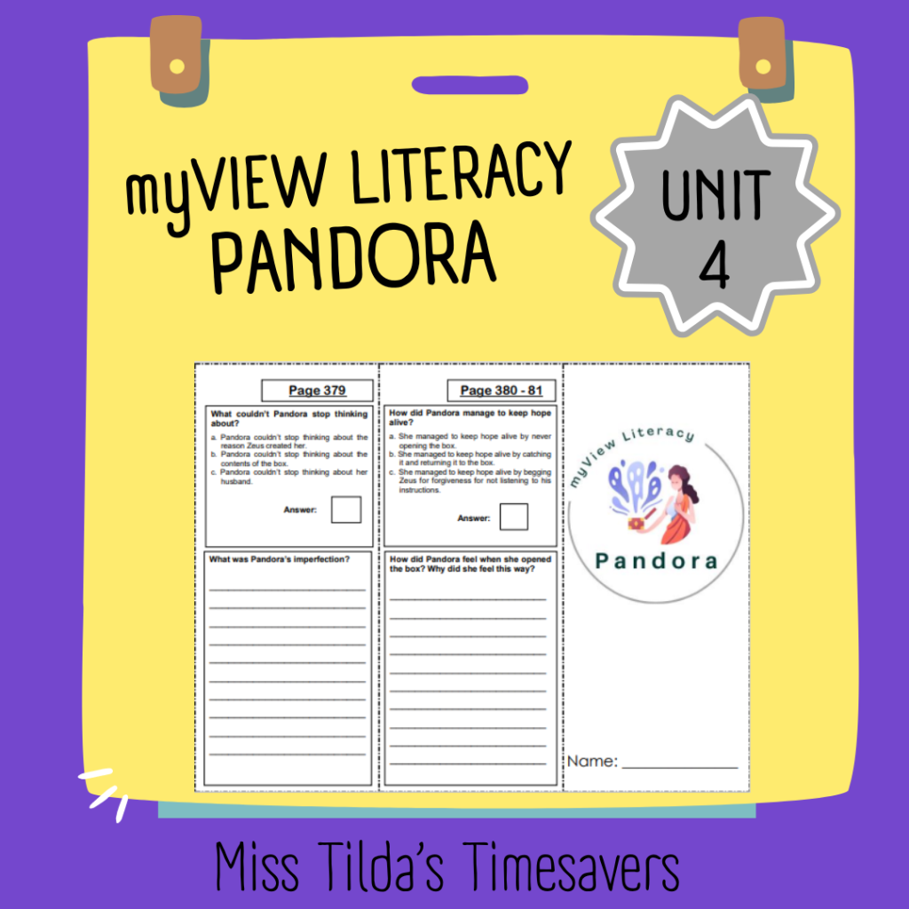 Pandora - myView Literacy 4 - Made By Teachers