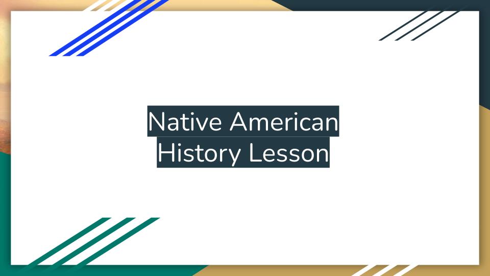 Native American History Lesson - PowerPoint