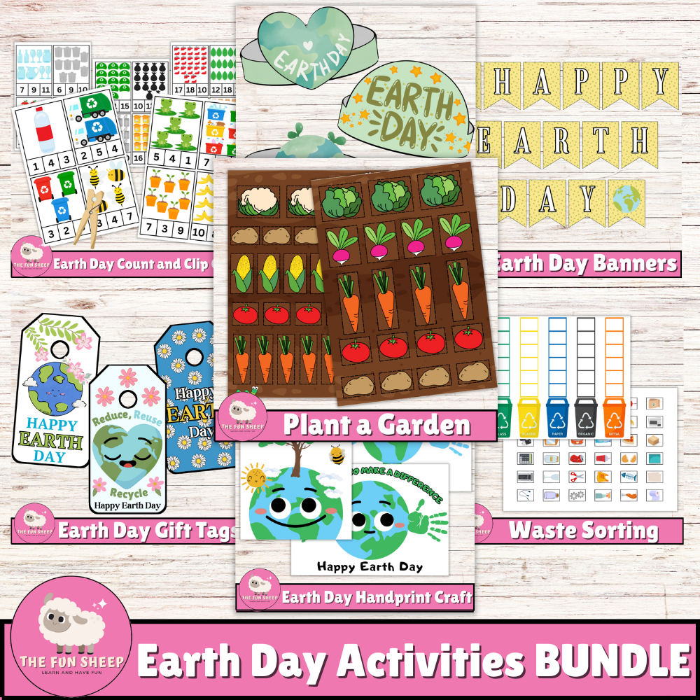Earth Day Activities BUNDLE | Earth Day Preschool Decoration, Bulletin Board