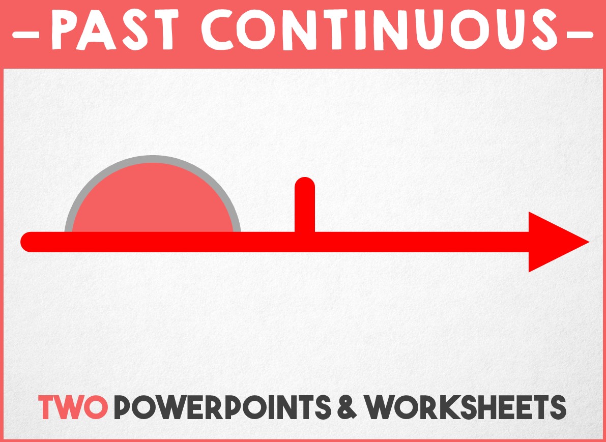 Grammar - Past Continuous - Two PowerPoints and Worksheets