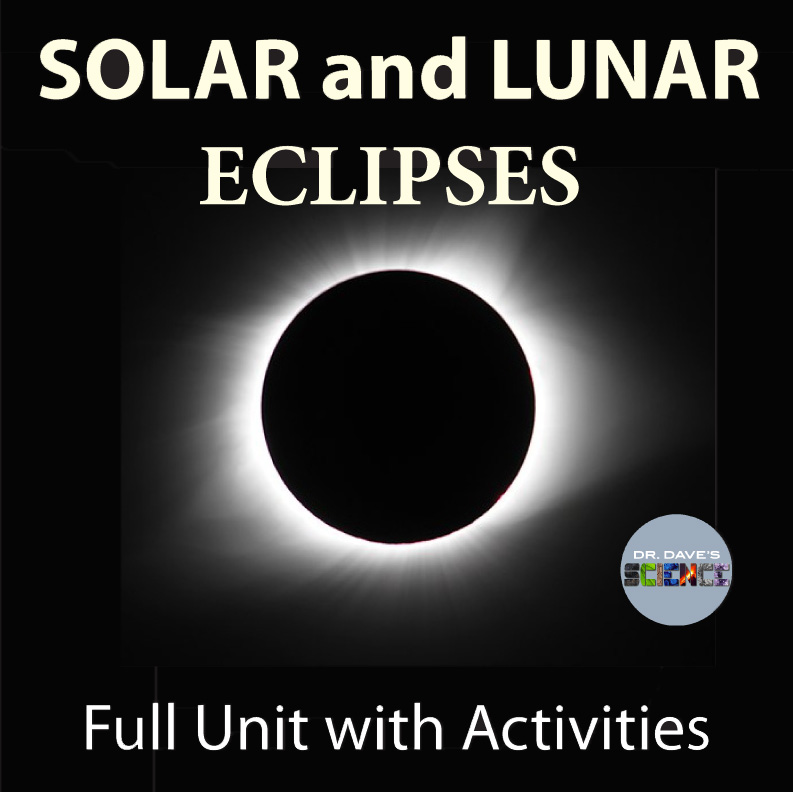 Solar Eclipse Activities, Reading, Posters, PowerPoint Unit Lunar Eclipse