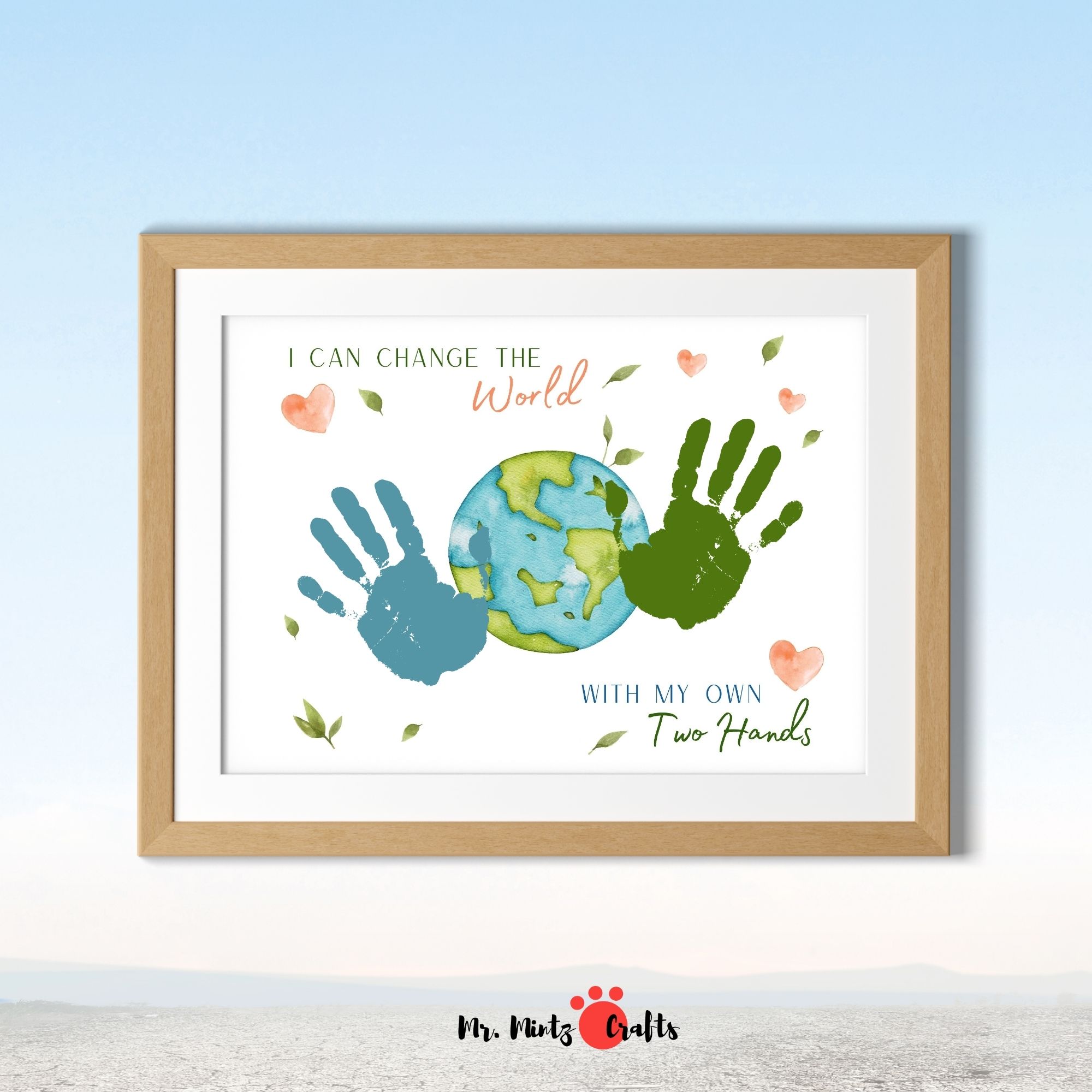 Earth Day Handprint Craft | Earth Day Handprint Card | Made By