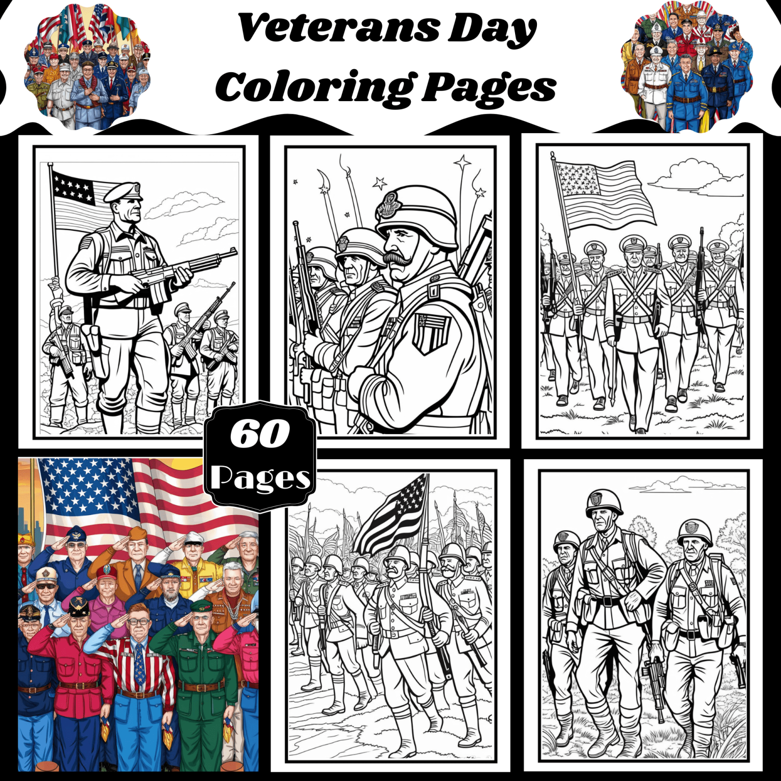 Veterans day Coloring Pages | Made By Teachers
