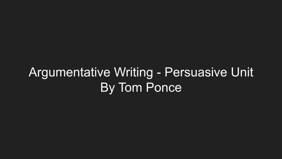 How to Write a Persuasive Essay - Unit Bundle