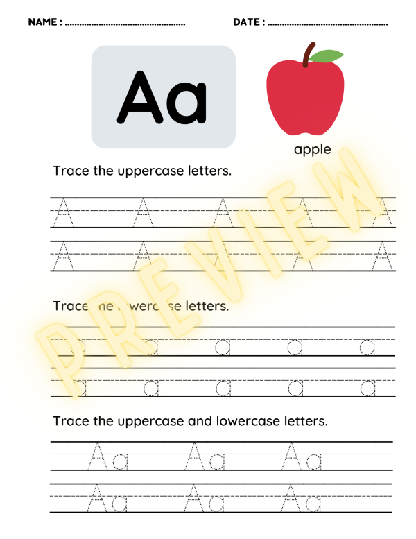 letter recognition, Alphabet Letter Tracing, tracing lines - Made By ...