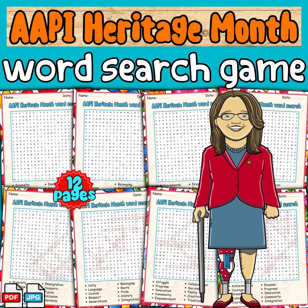AAPI Heritage Month activities | Asian American Pacific Islander word ...