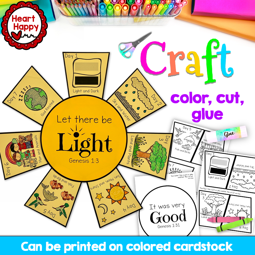 Creation Craft | Religious Craft | VBS | Sunday School Craft