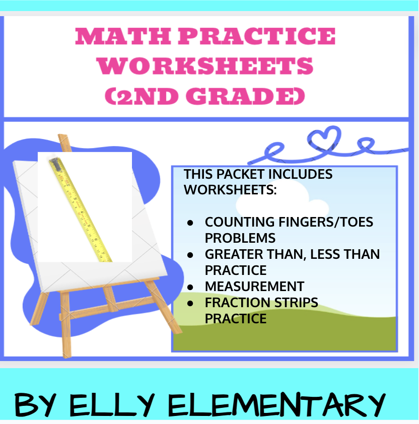 MATH PRACTICE WORKSHEETS: HOMEWORK, CLASSWORK, ASSESSMENT (2ND GRADE)