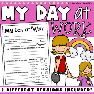 Work Day Reflection Example Take Your Child to Work Day Reflection Observation Sheet Activity ...
