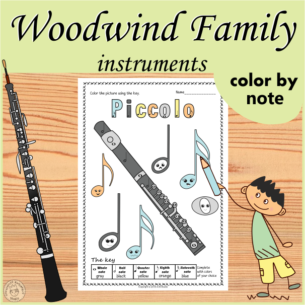 Tracing Instruments Music Notes & Symbols | Tracing Music Worksheets for Spring | Made By ...