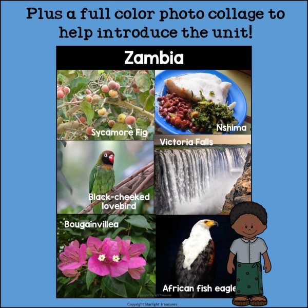 Zambia Mini Book for Early Readers - A Country Study | Made By Teachers