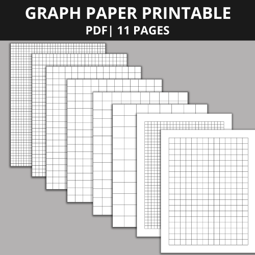 Graph Paper Printable, Multiplication Grid Paper, Square Grid Paper ...