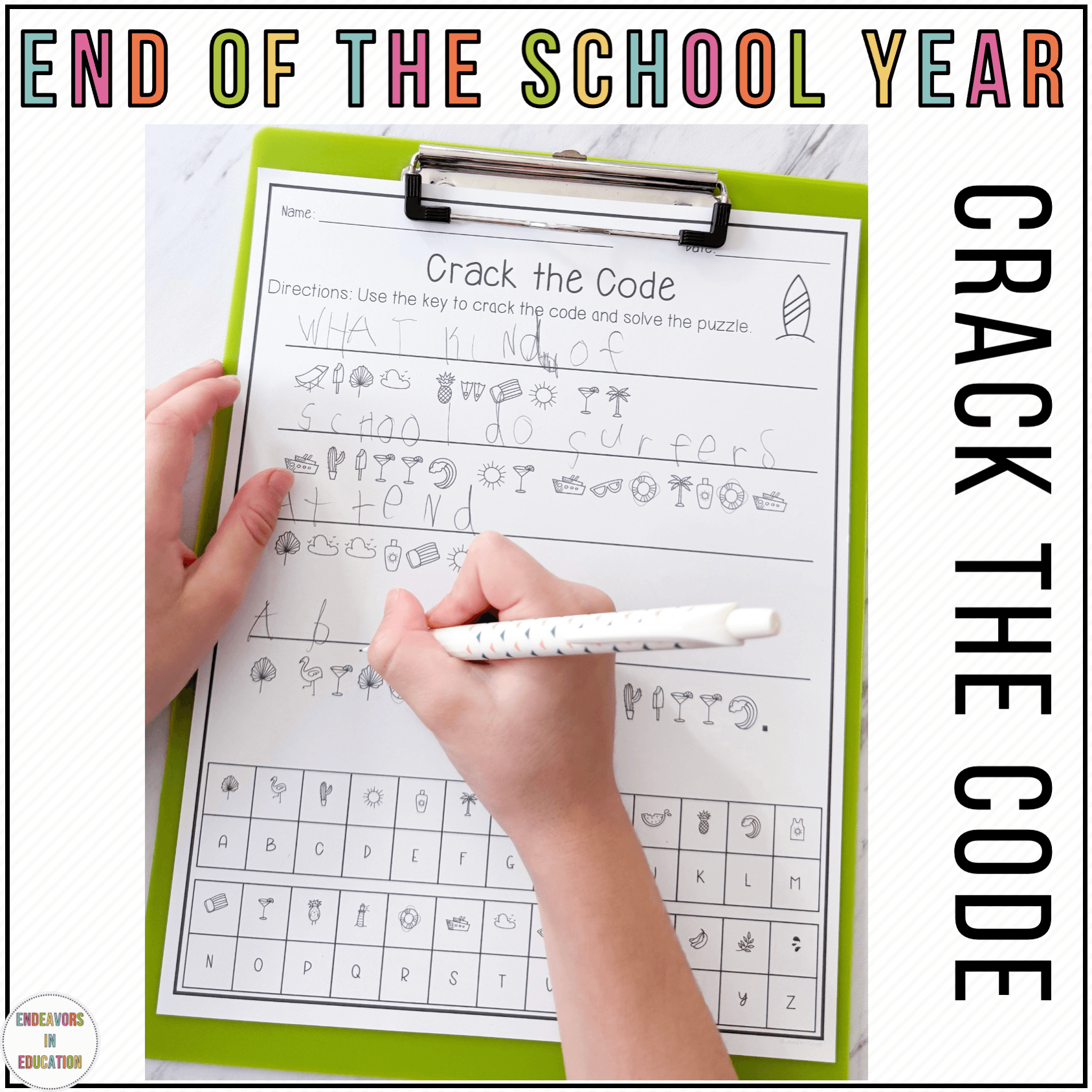 Winter Crack the Code Jokes and Secret Messages | Made By Teachers