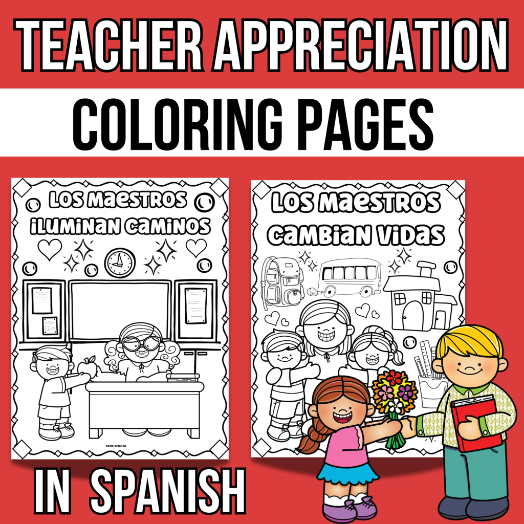Spanish Teacher Appreciation Coloring Pages-Coloring Sheets| May ...