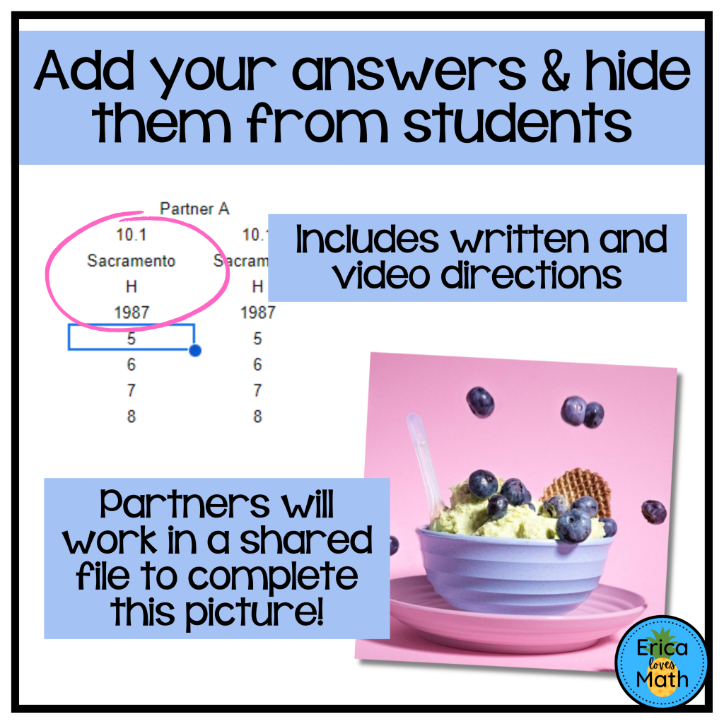 Editable Digital Partner Activity Template (Sweets v.4) | Made By Teachers