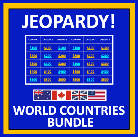 World Countries Jeopardy Bundle