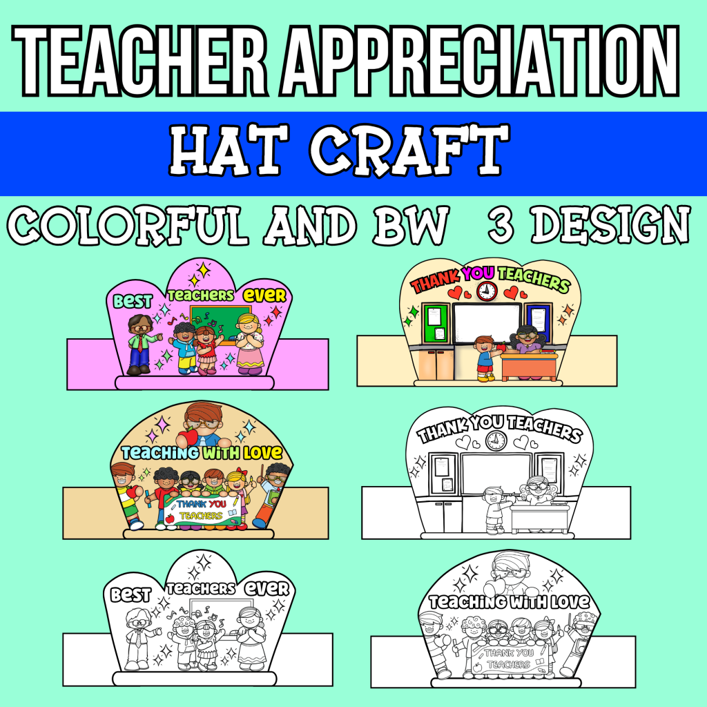 Teacher Appreciation Day Crown Craft |Teacher Appreciation Hats Crowns ...