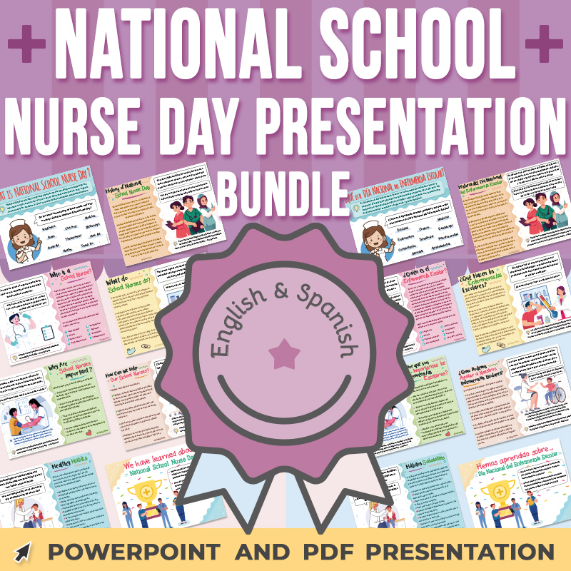 National School Nurse Day PowerPoint Presentation BUNDLE | Discussion Questions