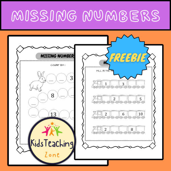 Fill in The Missing Numbers - Math Worksheets Practice - Made By Teachers